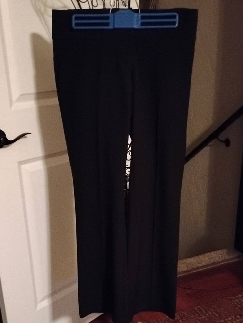 Vanity Black Straight-Leg Dress Pants